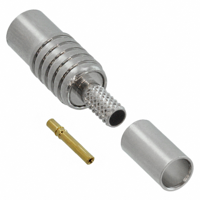 MCX Connector Jack, Female Socket 50 Ohms Free Hanging (In-Line) Solder