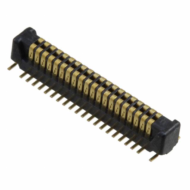 40 Position Connector Header, Center Strip Contacts Surface Mount Gold
