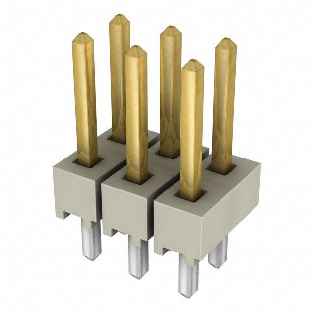 Connector Header Through Hole 6 position 0.100 (2.54mm)
