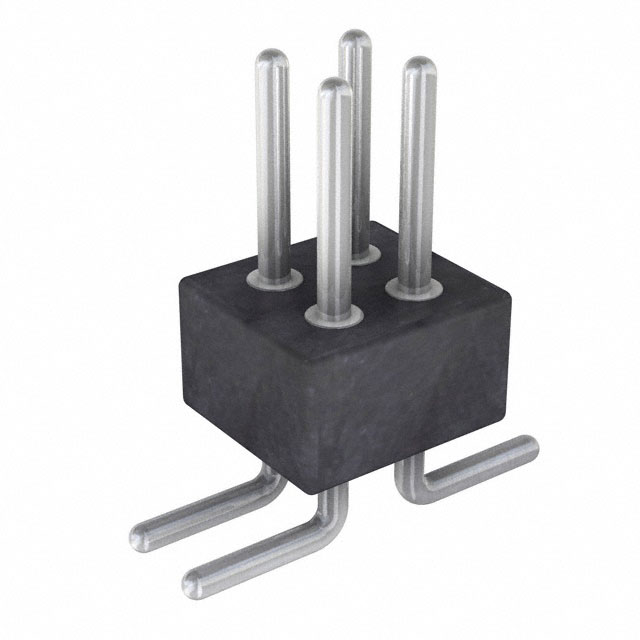 Connector Header Surface Mount 4 position 0.050 (1.27mm)