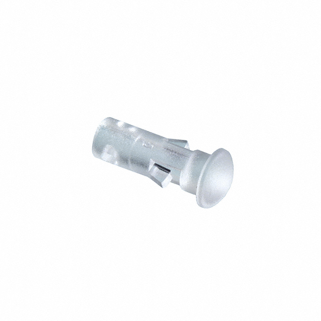 Round Lens Cap for 3mm T1 LEDs - Transparent - Snap Mount - Keystone 8659  [5722] : Sunrom Electronics