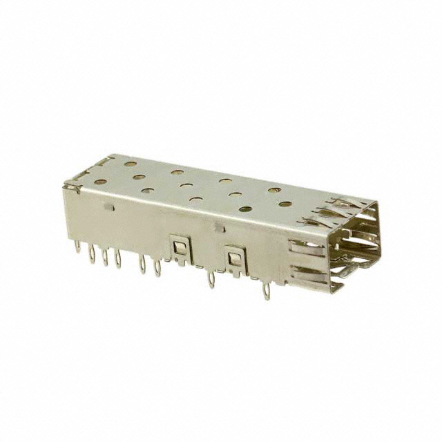 Position SFP Cage Connector Press-Fit Through Hole, Right Angle