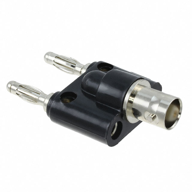 Adapter Connector BNC Female To Banana Plug, Double