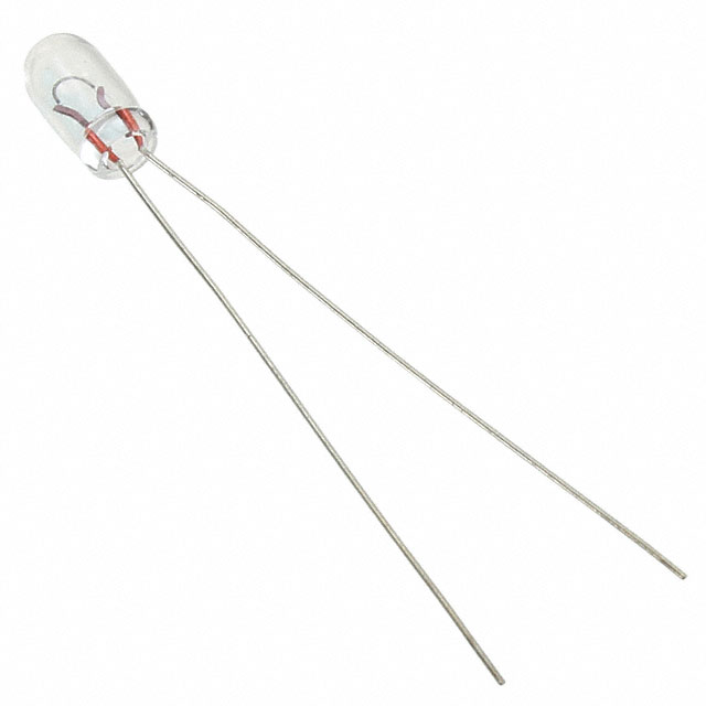 Incandescent Lamp Clear 5V Round with Domed Top RT-1 Wire Terminal
