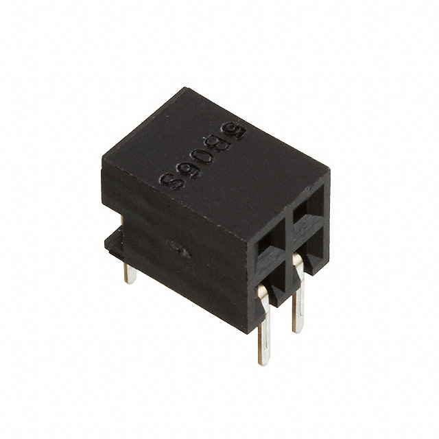 4 Position Receptacle Connector 0.100