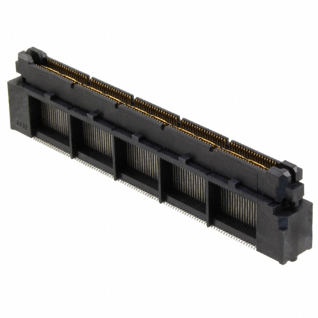 190 Position Connector Plug, Outer Shroud Contacts Surface Mount Gold