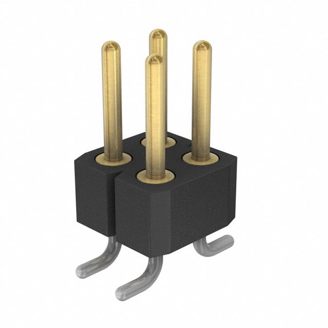 Connector Header Surface Mount 4 position 0.100 (2.54mm)