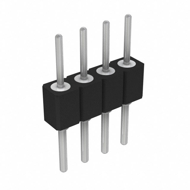 Connector Header Through Hole 4 position 0.100 (2.54mm)