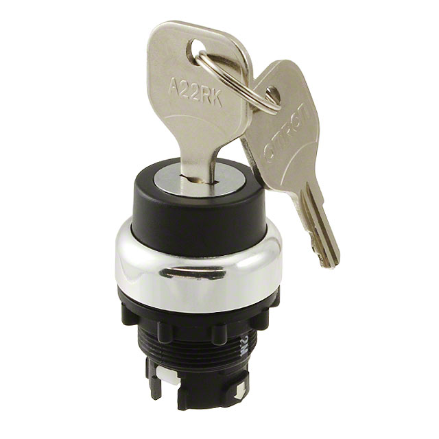 Configurable Switch Body Keylock Non-Illuminated