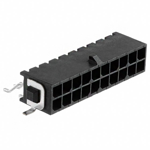 Connector Header Surface Mount, Right Angle 20 position 0.118