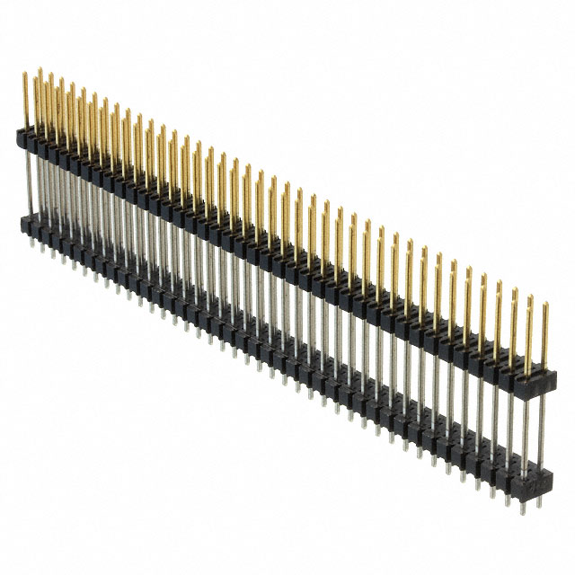 80 Position Header Spacer Connector 0.100 (2.54mm) Gold Through Hole