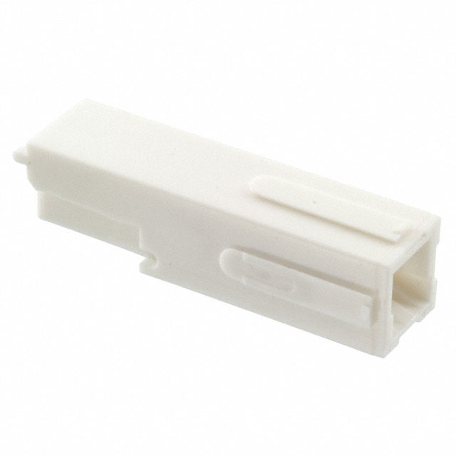 1 Position Blade Type Power Housing Connector Non-Gendered White