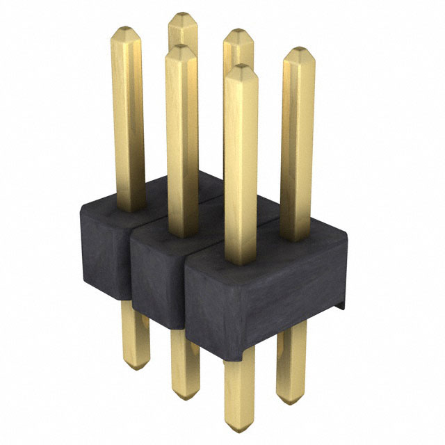 Connector Header Through Hole 6 position 0.100 (2.54mm)