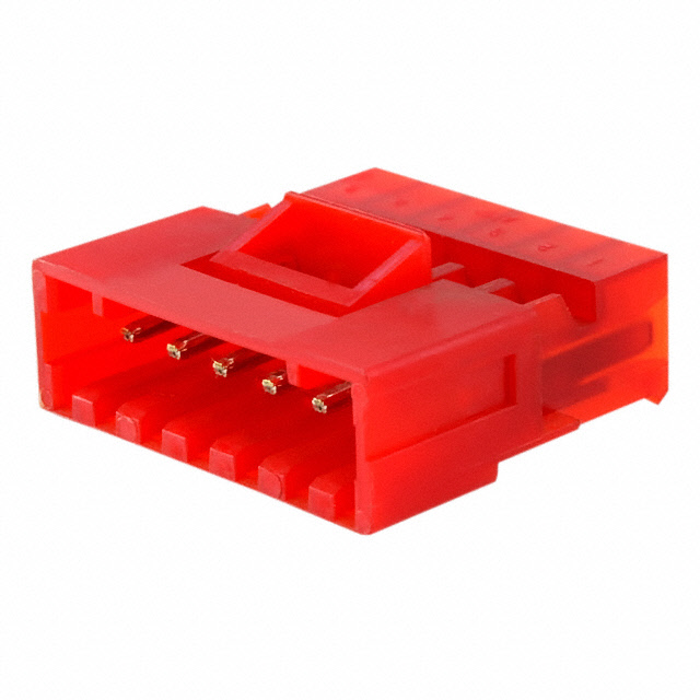 6 Position Rectangular Plug Connector IDC Tin-Lead 22 AWG