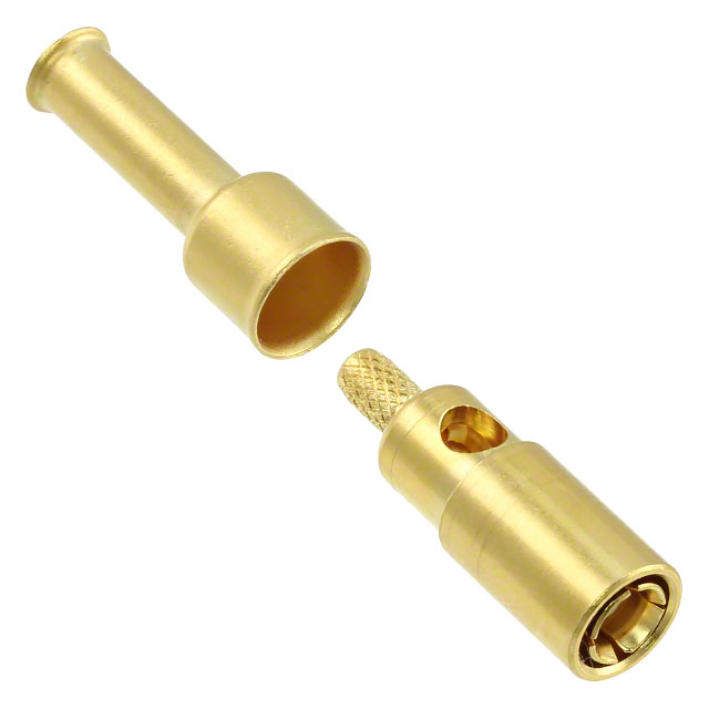 SMB Connector Plug, Female Socket 50 Ohms Free Hanging (In-Line) Crimp or Solder