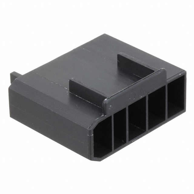 4 Position Housing Connector Female, Receptacle Black 0.250