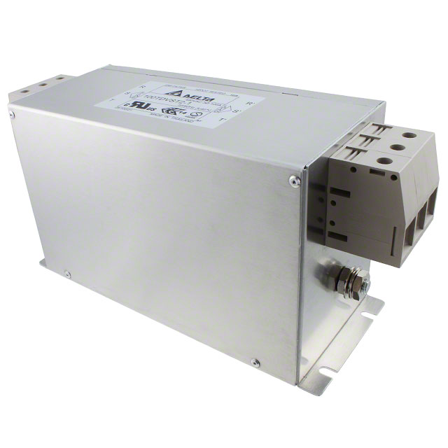 Three Phase (Delta) EMC/EMI Line Filter 100 A 480VAC 50/60Hz Two Stage Terminal Block