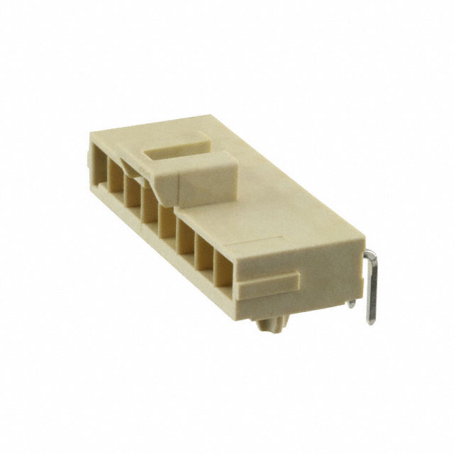 Connector Header Through Hole, Right Angle 8 position 0.138