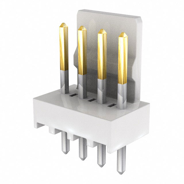 Connector Header Through Hole 4 position 0.100 (2.54mm)