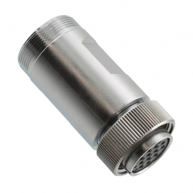 12 Position Circular Connector Plug, Female Sockets Solder Cup
