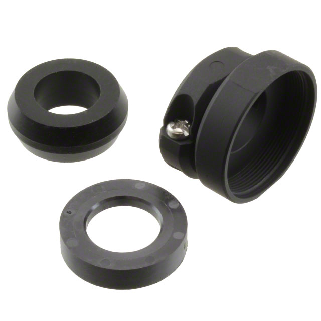 Black Connector Cable Clamp M28x0.75 25