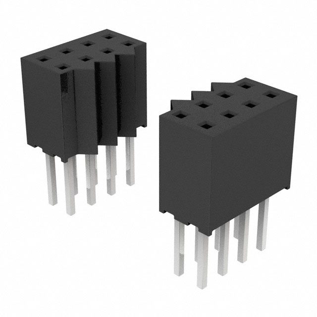 140 Position Receptacle Connector 0.079 (2.00mm) Through Hole Gold