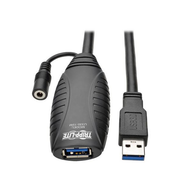 디바이스마트,케이블/전선 > USB 케이블 > USB 케이블(미분류),,U330-15M,CBL A RCPT W/PWR JACK-A PLUG 49' / Digi-Key Part Number : TL1385-ND