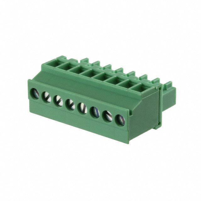 8 Position Terminal Block Plug, Female Sockets 0.138