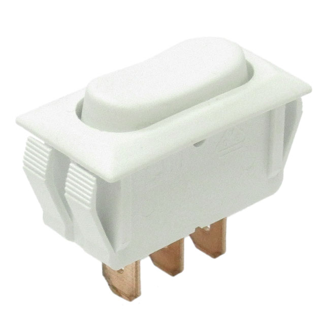 Rocker Switch SPDT 16A (AC) 125 V Panel Mount, Snap-In