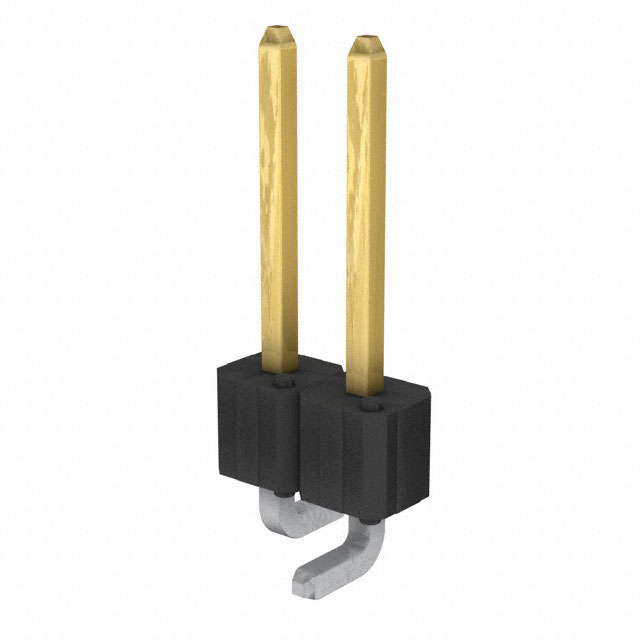 Connector Header Surface Mount 2 position 0.100 (2.54mm)