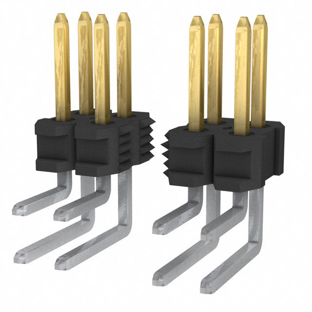 Connector Header Through Hole, Right Angle 10 position 0.100