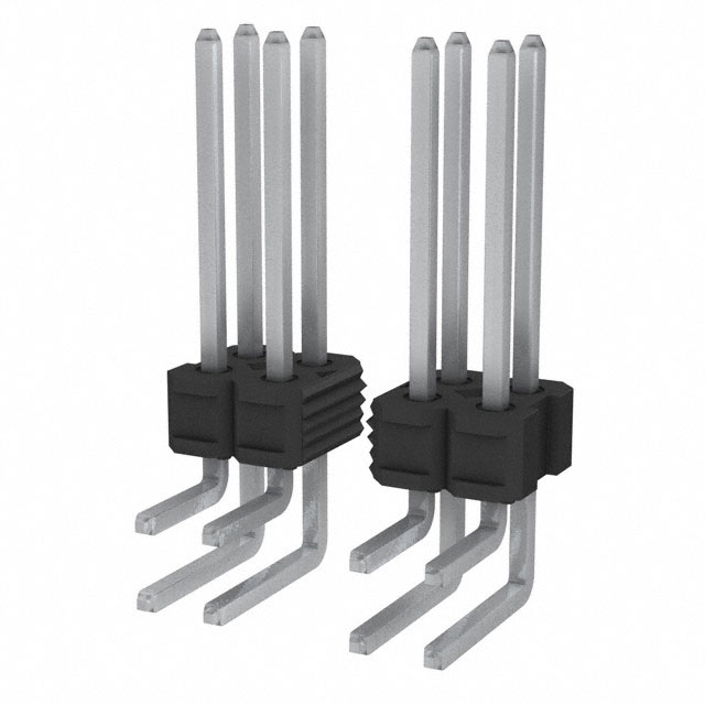 Connector Header Through Hole, Right Angle 24 position 0.100