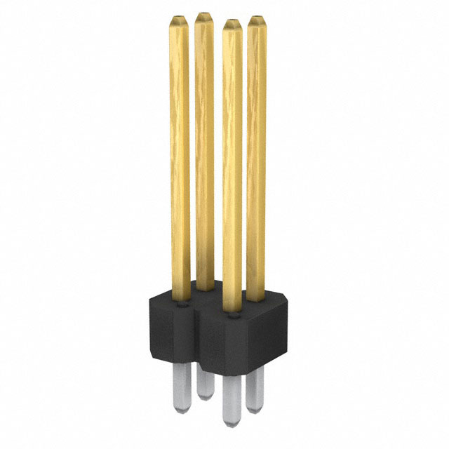 Connector Header Through Hole 4 position 0.100 (2.54mm)