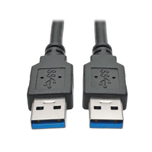 디바이스마트,케이블/전선 > USB 케이블 > USB 케이블(미분류),,U320-003-BK,CABLE A PLUG TO A PLUG 3' / Digi-Key Part Number : TL1383-ND