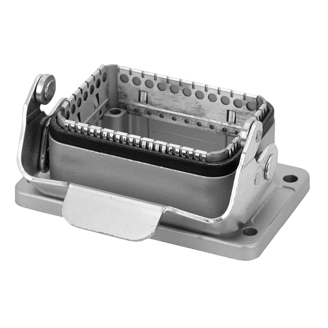 Base - Panel Mount Connector Bottom Entry E6 IP65 - Dust Tight, Water Resistant