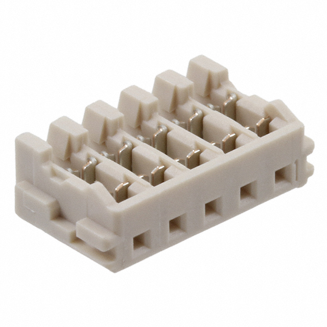5 Position Rectangular Receptacle Connector IDC Tin 26-28 AWG