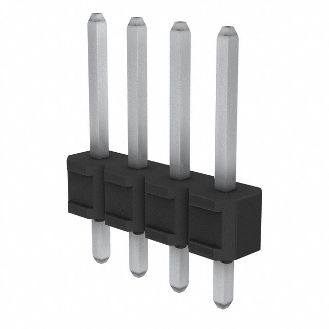 Connector Header Through Hole 4 position 0.100 (2.54mm)