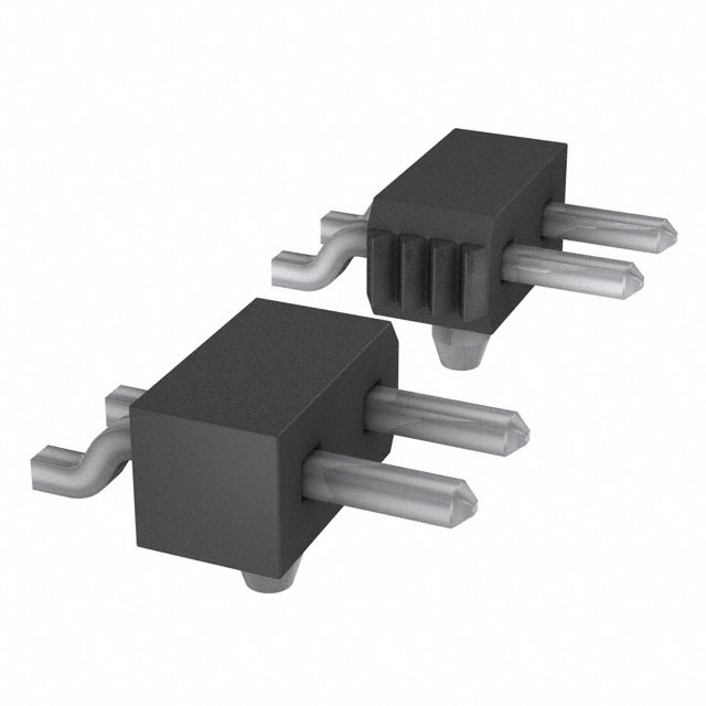Connector Header Surface Mount, Right Angle 8 position 0.100
