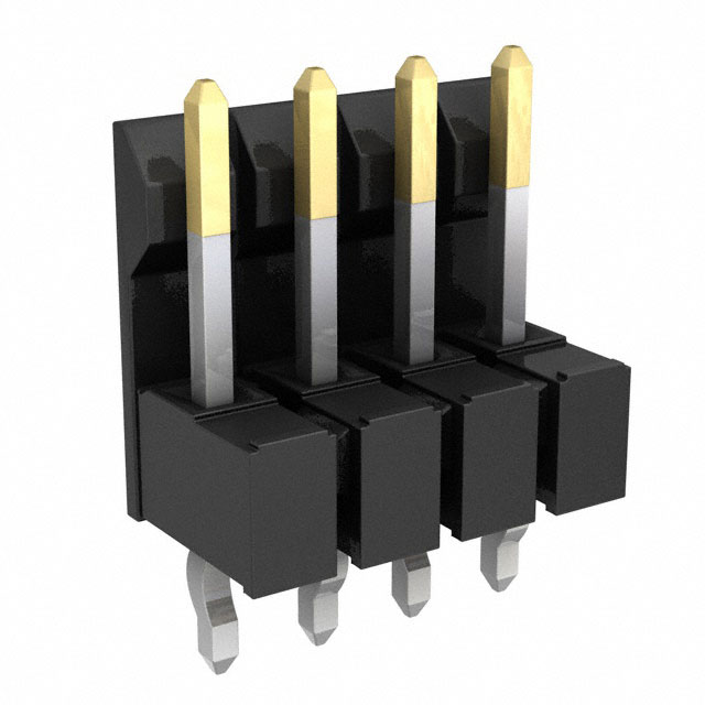 Connector Header Through Hole 4 position 0.100 (2.54mm)