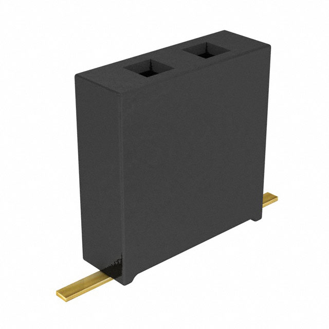 2 Position Receptacle, Pass Through Connector 0.031