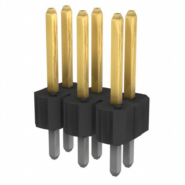 Connector Header Through Hole 6 position 0.100 (2.54mm)