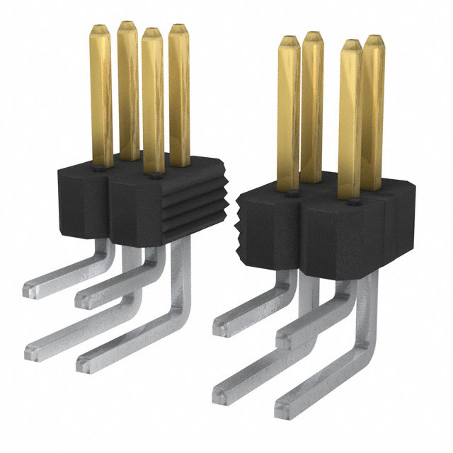 Connector Header Through Hole, Right Angle 22 position 0.100