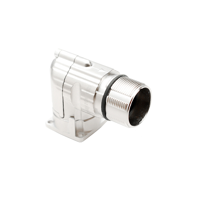 16 Position Circular Connector Receptacle Housing Panel Mount, Right Angle Rotatable