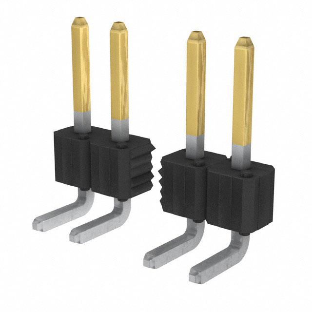 Connector Header Through Hole, Right Angle 12 position 0.100