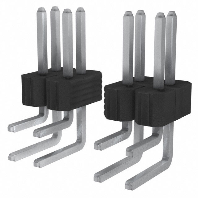 Connector Header Through Hole, Right Angle 72 position 0.100