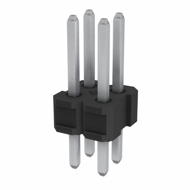 Connector Header Through Hole 4 position 0.100 (2.54mm)