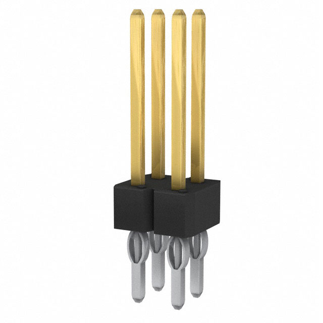 Connector Header Through Hole 4 position 0.100 (2.54mm)