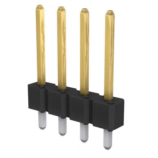 Connector Header Through Hole 4 position 0.100 (2.54mm)