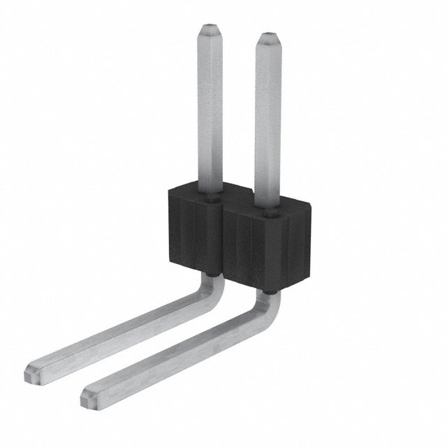 Connector Header Through Hole, Right Angle 2 position 0.100