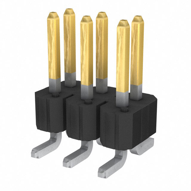 Connector Header Surface Mount 6 position 0.100 (2.54mm)